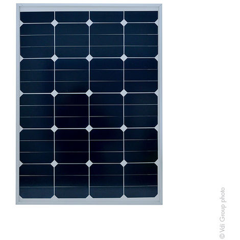 EM - Panel Solar Rígido 75W-12V Monocristalino de Muy Alta Eficiencia