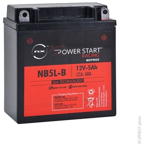 Nx Bateria Moto Yb5l B Nb5l B 12n5 3b Agm 12v 5ah