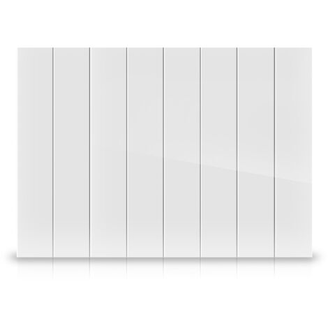 HJM Emisor Térmico Bajo Consumo AVA BAJO 1000, Calor Rápido, Programación 24/7, Funciones de Ahorro, Turbo Programable, 1000W, Blanco