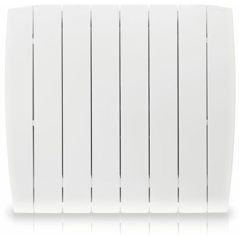 HJM Emisor Térmico Cerámico Bajo Consumo OPTIMA 1000, Programación 24/7, Funciones Ahorro, Turbo Programable, 1000W, Blanco