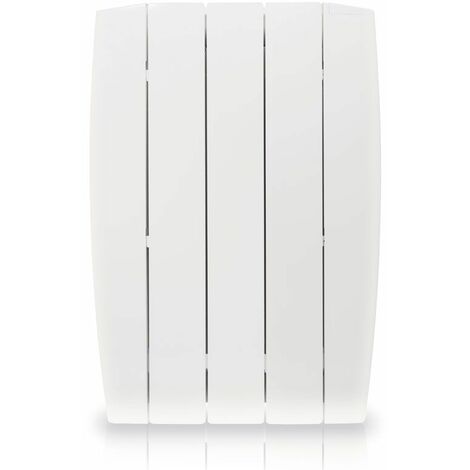 HJM Emisor Térmico Cerámico Bajo Consumo OPTIMA 500, Programación 24/7, Funciones Ahorro, Turbo Programable, 500W, Blanco