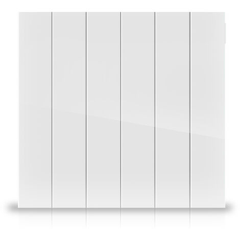 HJM Emisor Térmico Bajo Consumo AVA BAJO 750, Calor Rápido, Programación 24/7, Funciones de Ahorro, Turbo Programable, 750W, Blanco