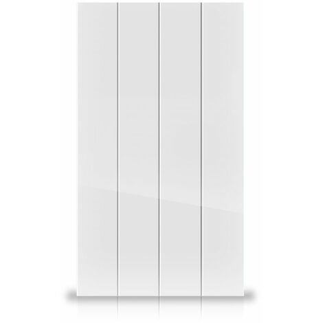 HJM Emisor Térmico Bajo Consumo AVA HORIZONTAL 500, Calor Rápido, Programación 24/7, Funciones de Ahorro, Turbo Programable, 500W, Blanco