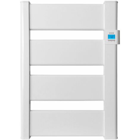 HJM Radiador Secatoallas Eléctrico sin fluido VERA 500, Blanco, 500 W, Programable 24/7, Modo Turbo, Funciones De Ahorro