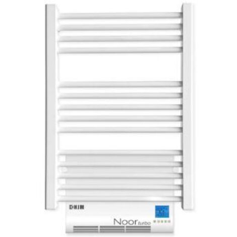 HJM Radiador Secatoallas Eléctrico NOOR Turbo 500, Con Termoventilador, Calor rápido, 500+1000 W, Programable 24/7, Modo Turbo, Funciones De Ahorro