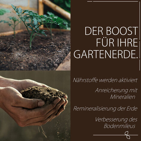 BodenHerz Bodenaktivator, mit Mineralien 100 Natürlich mit