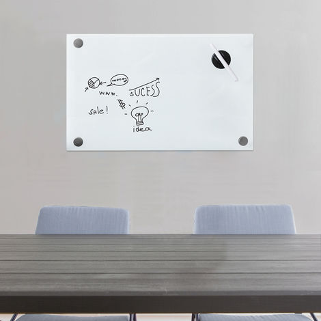 Magnettafel Schreibtafel Whiteboard Memboard Pinnwand 60x40cm inkl Zubehör 