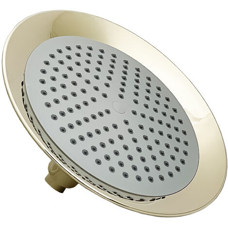 Airuida Duschsystem Gebürstetes Nickel – Regenduschkopf 25,4 Cm & Handbrause, Mit Ventil, Messing