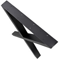 2x Metall Tischbein Tischgestell für Tisch Schreibtisch Loft Industriell 600x720
