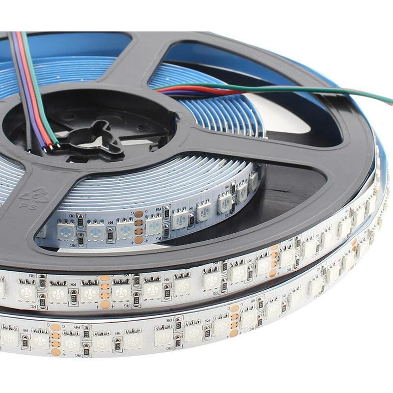 Tira de 360 LEDs 72W 4.200Lm 6000ºK SMD5050 RGB-Blanco Frío x5M 40.000H  [CA-RGBW-5050-IP65]-Blanco Frío