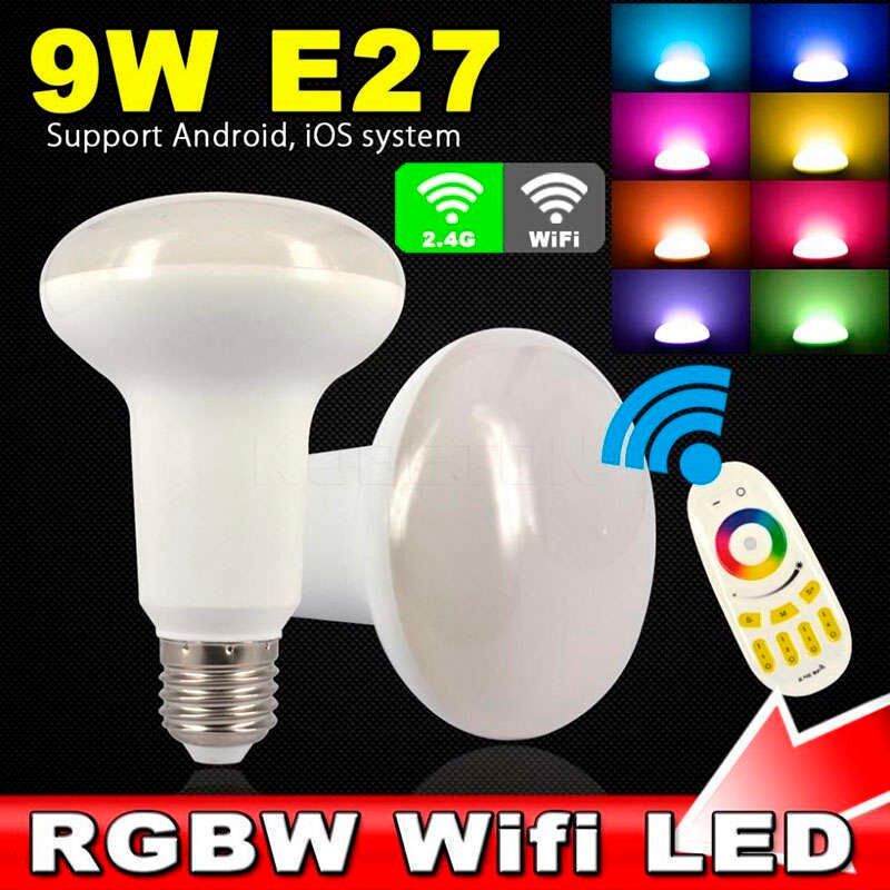 Bombilla E27 LED 12W, RGB+CCT (2.4G) - LEDBOX