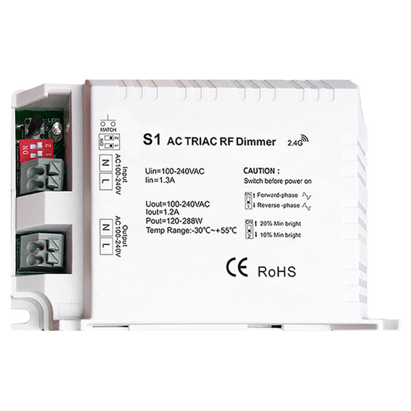 Regulador TRIAC Dimmer S1, 220V, RF