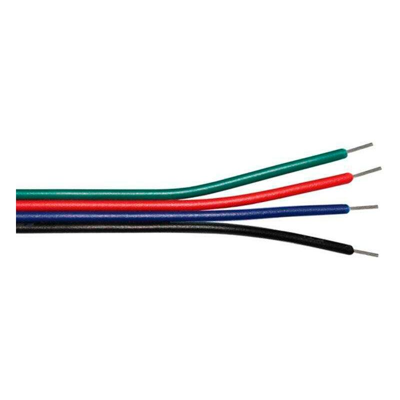 Conector Tira LED RGBw Simple con Cable