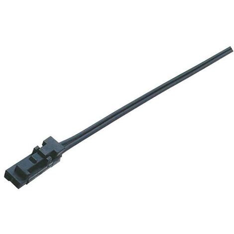 Cable alargador con conectores rápidos 2 Pin, 1m, negro
