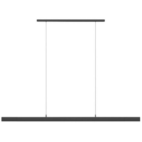 Lámpara colgante VISION, 40W, 150cm, Extremos orientables 350º, Sensor PIR, Regulable, Blanco neutro, regulable (1/5)