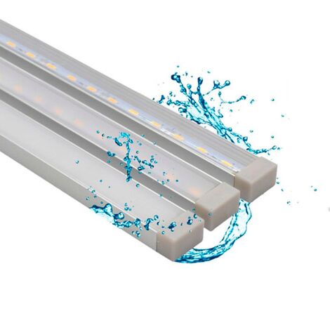 Barra lineal LED ALLAX Dimmer Touch, 10W, DC12V, IP67, 62cm, Blanco frío, regulable