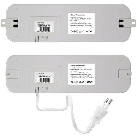 Luz de emergencia Led EMERLUX F415, Permanente / No permanente, Blanco neutro