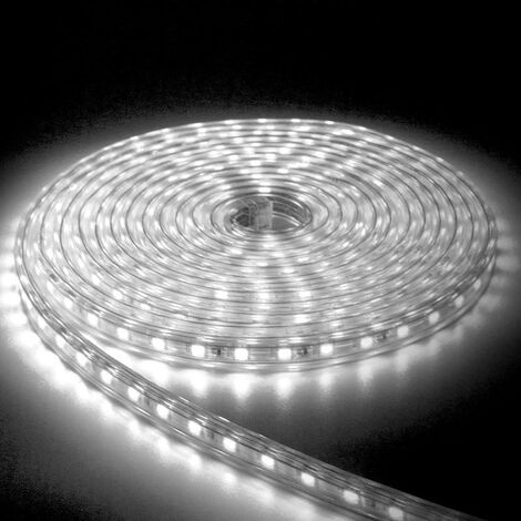 KIT Tira LED 220V SMD5050 EPISTAR, 60LED/m 2 metros, Blanco frío