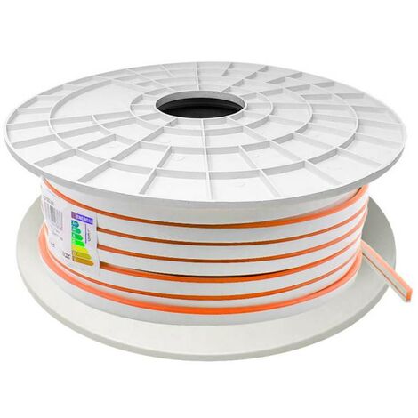 Led NEON Silicona Monocolor, DC24V, 120Led/m, 6x12mm, 1 metro, corte 1cm, Azul