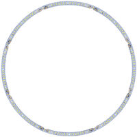 Tira LED rígida CC SMD2835, 75W, para lámpara circular Ø80cm - IP20, Blanco frío