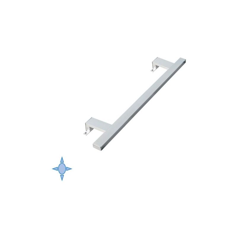 Emuca Aplique Led para espejo de baño 800 mm ip44 luz blanca aluminio y cromado 5071411 – 14