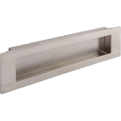 Tirador Seize 3720 - Niquel cepillado. 160x180x50mm. 175x45mm. 16mm.