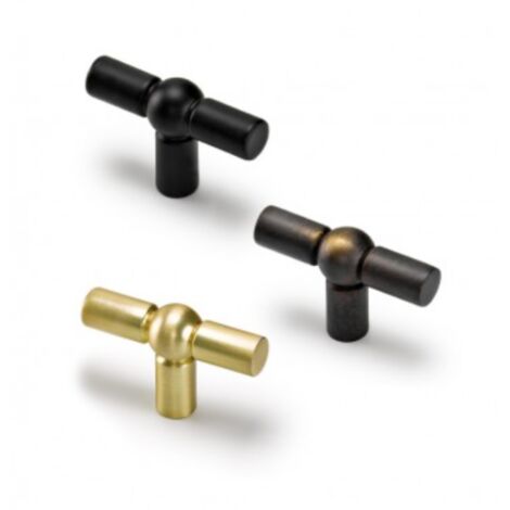 Tirador Sphere 6860 - Bronce industrial. 46x14x30mm.