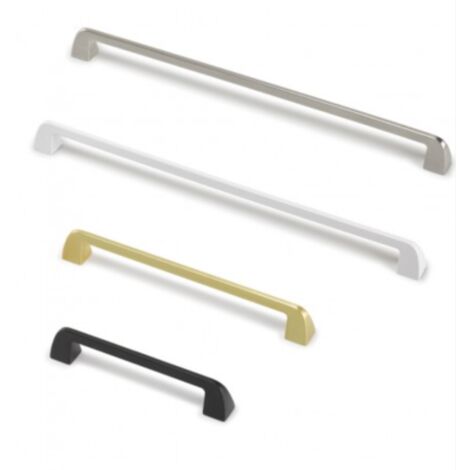 Tirador Wedge 6851 - Oro cepillado. 146x18x28mm. Entrepuntos 128mm.
