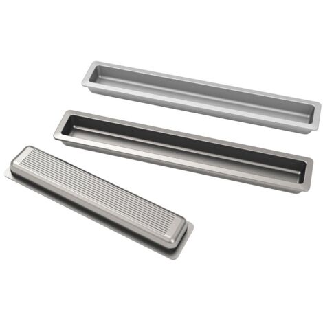 Tirador Embutido 150 mm R.3542038 Efecto Inox Mate (TIFANY)