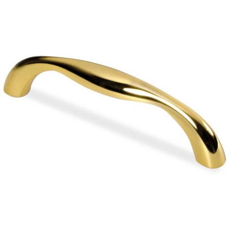 Asa 7051-128-100 Dorado Brillo (LORENA)   - Tirador con forma LORENA