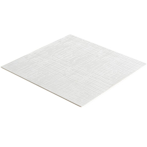 Emuca Esterilla antideslizante para cajones, Net, Longitud 20m x 480mm, Plástico, Blanco - (1/5)