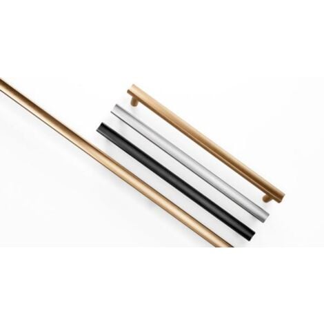 Manillón MOON para puertas - L424 C 384 mm / inox look ( 1cara )