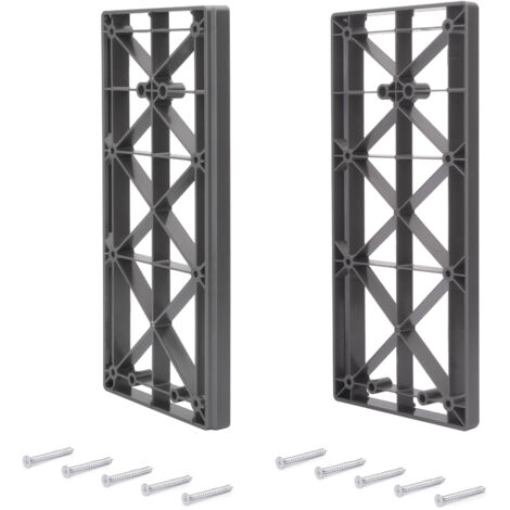 Emuca Suplemento lateral para colgador abatible para armario Sway, Plástico, Titanio - (1/3)