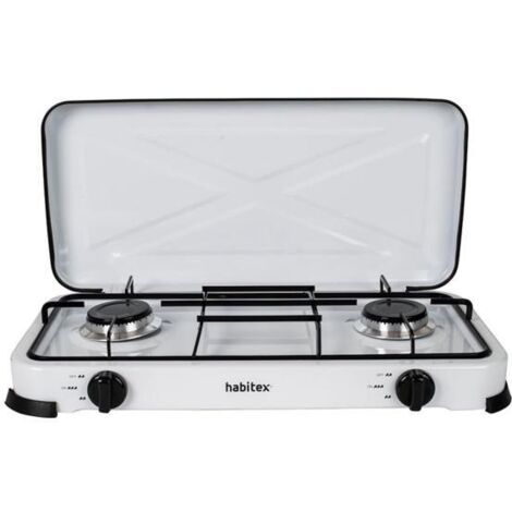 cocina portatil gas 2 fuegos