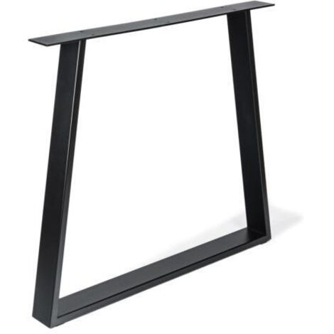 Pata Trapecio para Muebles Estilo Funcional Fabricado en Acero Acabado en Negro Poro Medidas 78080712 mm Altura: 71,2 cm Fácil Instalación 1 Unidad -