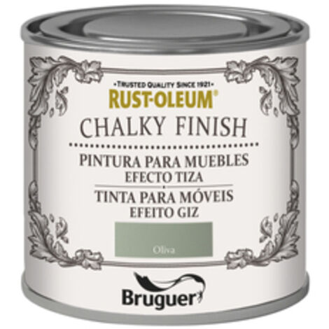 Rust-Oleum Bruguer Chalky Finish pintura para muebles Oliva 125ml