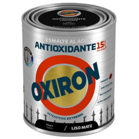 Esmalte antioxi. mate 750 ml ne ext. liso titan oxiron al ag (1/4)