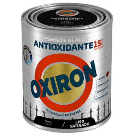 OXIRON LISO SATINADO. AGUA NEGRO  750ML - (1/4)