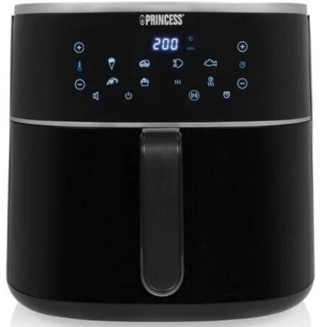 Freidora de Aire Princess Digital 1800W con Capacidad de 8L y Pantalla LED  Oferta exclusiva