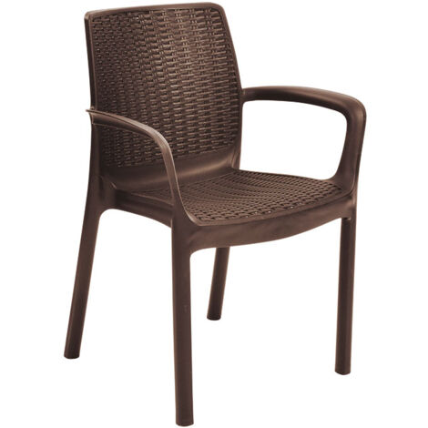 Silla Bali marrón -