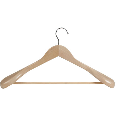 PERCHA MADERA DELUXE ESP. TRAJES HABITEX -
