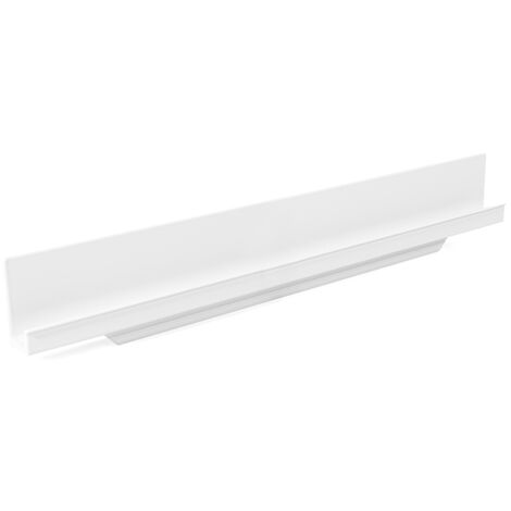 tirador aluminio para embutir modelo jey l147-l3000mm acabado blanco mate largo long. 1197mm.