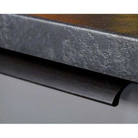 tirador aluminio ona acabado negro cepillad dist. agujero dist. 32mm.