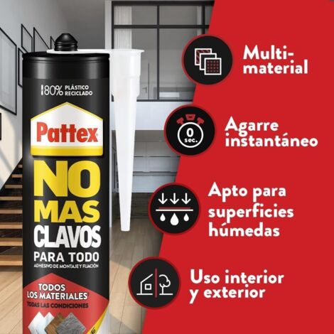 Adhesivo montaje no mas clavos para todo 446 gr pattex