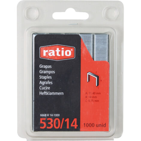 Grapas Ratio Modelo 530 - 8 mm