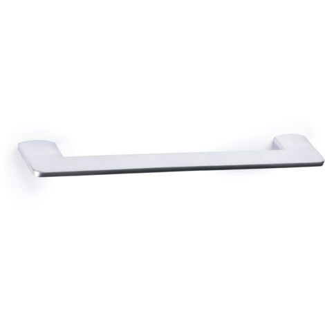 Asa de zamak con acabado cromo mate, dimensiones:255x40x10mm y entrepuntos:224mm - (1/5)