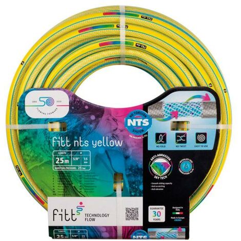 Manguera riego No Torsion White Plus. Fitt - Ø 15mm x 25m