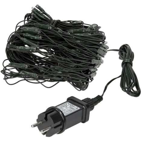 ECD Germany Cadena de Luces 1 x 2 m de Longitud 160 LED Guirnalda de Luz Blanco Cálido Iluminación Navideña Interior Exterior IP-44 Adorno Cortina de Luz Ideal para Árbol de Celebración Navidad (1/5)