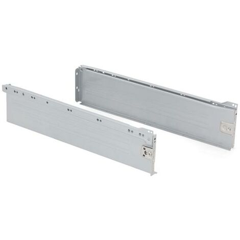 Cajón para cocina y baño Ultrabox, altura 150mm, Acero, Pintado aluminio -