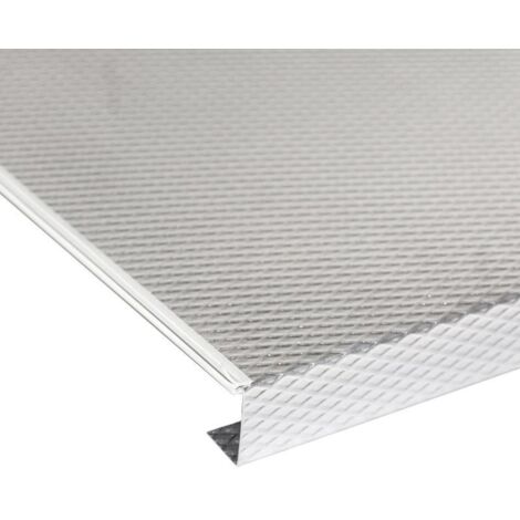 Emuca – Protector de fondo para muebles de cocina 968x580mm – Aluminio y plástico – Recortable para módulos de 1000mm – Resistente a humedad y salpicaduras (1/7)